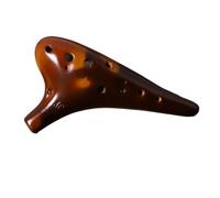 Instrumento Ocarina Adulto Amber Yellow Twelve Hole Ocarina Music Instrument Alto C Key AC Ocarina Instrument