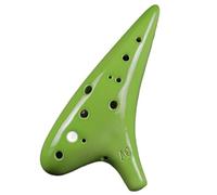 Instrumento Ocarina Adulto Beginner Ocarina 12 Hole Alto C Key AC Ceramic Ocarina Professional Performance 12 Hole Ocarina(Green)