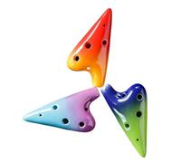 Instrumento Ocarina Adulto Ceramic Ocarina 6 Holes For Beginners And Adults Six-hole Flute High-pitched G Tune(D)