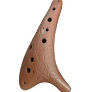 Instrumento Ocarina Adulto Ceramic Ocarina12 HolesTriple Ocarina Crossbar Flute Ceramic Musical Instruments