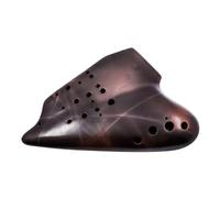 Instrumento Ocarina Adulto Ceramic Ocarinas Instruments Triple Ocarina Musical Instruments Three-tube Smoked Ocarina(BC bass C)