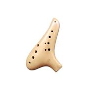 Instrumento Ocarina Adulto Clay Wood Grain 12-hole Treble F-tone Professional Ocarina Instrument