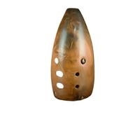 Instrumento Ocarina Adulto F-tuning Ceramic Ocarinas Flute 10 Hole Pottery Ocarinas L Rare Unusual Antique Accessories(A F tune)