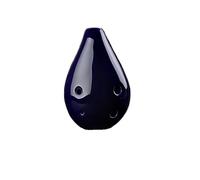 Instrumento Ocarina Adulto Mini 6 Hole Ocarina Color Glaze Ceramic Flute Water Drop Style Ocarina Music Instrument(Blue)