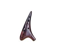 Instrumento Ocarina Adulto Ocarina 12-hole Alto Ac Tone 12-hole Treble C Tone Beginner Professional Performance Xun Instrument(Smoked)