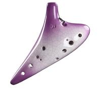 Instrumento Ocarina Adulto Ocarina 12-hole Alto C AC Beginner 12-hole Ocarina Instrument Beginner Professional Instrument(Purple)