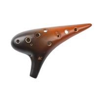 Instrumento Ocarina Adulto Ocarina 12-hole Alto C Tone Smoked Ocarina 12-hole AC Tone Instrument(B)
