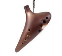 Instrumento Ocarina Adulto Ocarina 12 Hole Low Tone 12 Hole Ocarina Professional Performance Grade Ocarina Instrument(Unglazed)