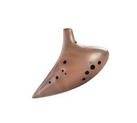 Instrumento Ocarina Adulto Ocarina 12 Holes AC Tune For Beginners Purple Clay 12 Hole Ocarina Middle Tone C Tune Professional Performance(BC)