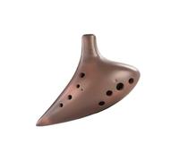 Instrumento Ocarina Adulto Ocarina 12 Holes AC Tune For Beginners Purple Clay 12 Hole Ocarina Middle Tone C Tune Professional Performance(G)