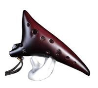 Instrumento Ocarina Adulto Ocarina 12 Holes For Beginners 12 Holes Alto Ac Professional Performance Ocarina 6 Musical Instruments(C)