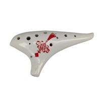 Instrumento Ocarina Adulto Ocarina Chinese Style 12-hole AC Ceramics Professional Playing Chinese Knot Ocarina
