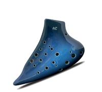 Instrumento Ocarina Adulto Ocarina Double Ocarina Three-Tube Ocarina AC-Tune Alto C-Tune Playing Glazed Ocarina Musical Instrument