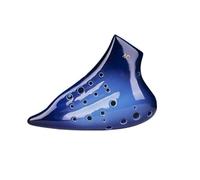 Instrumento Ocarina Adulto Ocarina Instrument Three-tube Ocarina AC Tune 16 Holes Beginner Xun Instrument Professional Performance Ocarina(Blue)