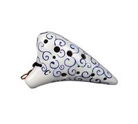 Instrumento Ocarina Adulto Ocarina Mini 12-hole Ocarina SC High C 12-hole Glazed Ocarina Instrument(Blue)