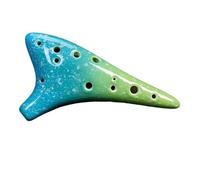 Instrumento Ocarina Adulto Ocarina SC 12 Hole Smoked Professional Performance Grade 12 Hole Ceramic Xun Adult High C Tone Beginner(B)