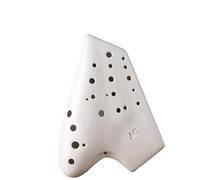 Instrumento Ocarina Adulto Ocarina Three-tube AC tune 3-tube Middle C Tune Purple Sand Smoked Ocarina Wide Range Professional Performance-level Instrument(D)