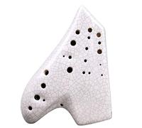 Instrumento Ocarina Adulto Ocarina Three-tube AC-tuned Alto C-tuned Professional Performance Beginner Ice Crack Smoked Ocarina