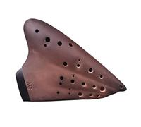 Instrumento Ocarina Adulto Ocarina Three-tube Alto C-tone Performance-level Smoked Ocarina Adult Professional Instrument
