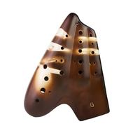 Instrumento Ocarina Adulto Ocarina Three-tube Alto G-key Unglazed Professional G-key Ocarina 3-tube Performance Type