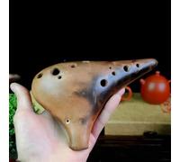 Instrumento Ocarina Adulto Ocarinas Profesional Instrument 12 Holes Ocarinas Alto Tone G Flute Ocarina Of Time Music Instrumentation Accessories(Smoked sand)