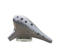 Instrumento Ocarina Adulto Pottery Ocarina Instruments 12 Holes Ocarinas Professional Musical Instrumentation Accessories Flute(Black liters)
