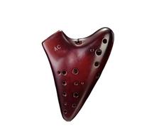 Instrumento Ocarina Adulto Professional 16 Holes Alto C Ocarina Two Tubes AC Tone Ocarina Musical Instrument Flute
