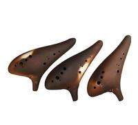 Instrumento Ocarina Adulto Professional Instruments Ocarinas Small Musical Instrument And Accessories 12 HoleOcarina Pottery