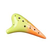 Instrumento Ocarina Adulto Professional Performance-level Ocarina Alto C Tune AC Beginner Instrument Ceramic 12-hole Ocarina(B)