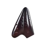 Instrumento Ocarina Adulto Professional Smoked Three-pipe Ocarina Alto C Tone AC Beginner School 3-pipe Ocarina National Musical Instrument