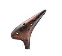 Instrumento Ocarina Adulto Smoked 12-hole Alto C-tuned Ocarina 12-hole AC Instrument Beginner Professional Performance Level Including Lepu