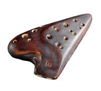 Instrumento Ocarina Adulto Smoked Ocarina SG 2 Tube Professional Ocarinas Treble G Beginner Playing Music FluteInstruments