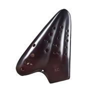 Instrumento Ocarina Adulto Smoked Three-tube Ocarina Middle C Key AC Beginner 3-tube Ocarina Professional Instrument