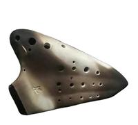 Instrumento Ocarina Adulto Three-tube Ocarina AC Alto C-tone Ceramic Smoked Professional Musical Instrument 3-tube Multi-tube Ocarina(F)