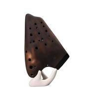 Instrumento Ocarina Adulto Three-tube Ocarina Alto C Tone Professional Beginner Instrument For Playing Smoked Three-tube Ocarina(Unglazed)