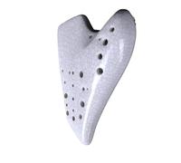 Instrumento Ocarina Adulto Three Tube Professional Legend Ocarinas Advanced Alto C Key Dolomite Ceramics Ocarina Of Time