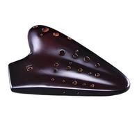 Instrumento Ocarina Adulto Triple Ceramic Ocarina 12 Holes Alto C Key AC Retro Smoked Ocarinas Music Instruments Beginner Playing Instruments