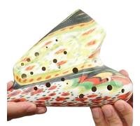 Instrumento Ocarina Adulto Triple Ocarina Flute Alto C Key AC Professional Ocarina Rare Music Instrument Beginner Music Flute With Accessories(A)