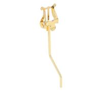InstrumentpartsAndAccessories Elegant Gold Alloy Saxophone Sheet Music Clamp/Holder Stable Grip Portable Holder for Alto Tenor Sax Convenient Performance Tool Versatile Fit Crafted From