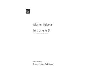 Instruments 3 Set of parts flute, oboe and percussion Feldman UE Wien 550
