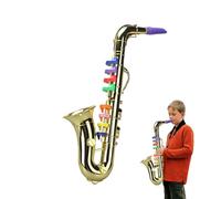 Instruments for, Saxophone for - Tenor Saxophone, Musical Educational Lightweight Marching Trombone Fitend Play for Beginners for Home