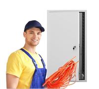 Insulated Attic Access Door Panel with Safety Lock, Flush Mount Utility Inspection Cover Plate for Drywall, Water Service HVAC Concealed Doors