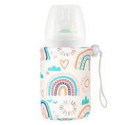 Insulated Baby Bottle Bags, Portable Breastmilk Protection Storage Sleeve, Thermal Feeding Pouch Holder, Keeps Milk Warm, Easy to Use & Clean, 120ml/200ml/240ml Fit for Most Standard Baby Bottles