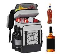Insulated Backpack,Large Capacity Portable Ice Chest Backpack | Reusable Cooling Soft Tote Ice Box for Camping Hiking School Fishing Picnic Lunch Work Travel Outdoor Activities
