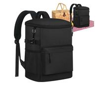 Insulated Backpack - Travel Bag | 30 Cans Leak Proof Leak Proof Leakage for Ice Leakage Thermal Waterproof for Beach Lunch Work Cooling