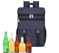 Insulated Bag - Cool Backpack Big, Large Capacity Backpack, Waterproof Cooler Bags for Keeping Beverages Cold and Meals Fresh During Picnics Hikes Long Trips, Thermal Lunch Backpacks, Black Blue Gray