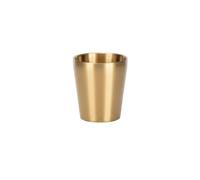 ＡＷＨＡＯ Insulated Beverage Container Stainless Steel Beer Cup Double Walled Drinking Mug Sl esign Temperature Keeping Suitable for Kitchen Travel, Gold, 260ml