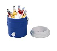Insulated Beverage Cooler - 3.8L Camping Jug, Portable Drink Cooler | Long-Lasting Ice Retention Dispenser for Outdoor Events, Picnics, Sports Activities, Beverage Storage with Easy Carry Handle