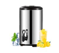 Insulated Beverage Dispenser - Stainless Steel Double Wall Drink Container with Spigot | Large Capacity Hot Cold Server for Coffee Tea Milk Juice Chocolate Party Catering Buffet Event Service