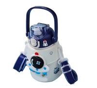 Insulated Big Belly Stainless Steel Astronaut Patterned Portable Vacuum Cup Large Capacity